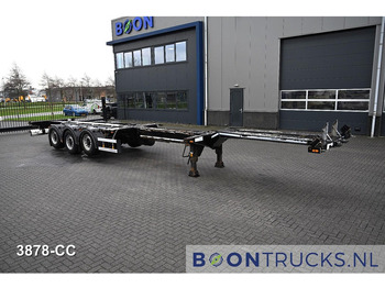 Container transporter/ Swap body semi-trailer D-Tec FLEXITRAILER LS | 2x20-30-40-45ft HC * 2x LIFT AXLE * BPW / DISC * 2x EXTENDABLE: picture 4
