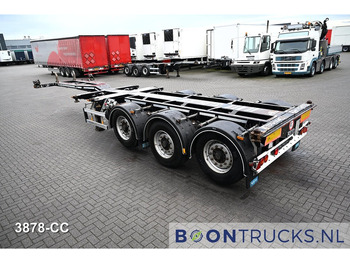 Container transporter/ Swap body semi-trailer D-Tec FLEXITRAILER LS | 2x20-30-40-45ft HC * 2x LIFT AXLE * BPW / DISC * 2x EXTENDABLE: picture 3