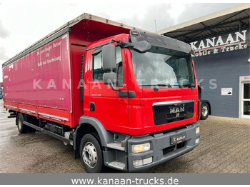 Curtain side truck MAN TGM 15.250