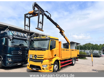 Crane truck Mercedes-Benz 1845 Antos 4x2 Baustoffkran Palfinger 21001L: picture 3