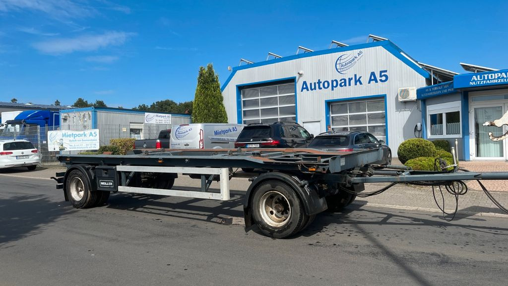 Meiller G18 ZB Abrollanhänger Abroller Anhänger BPW - Roll-off/ Skip trailer: picture 1 Meiller G18 ZB Abrollanhänger Abroller Anhänger BPW - Roll-off/ Skip trailer: picture 1