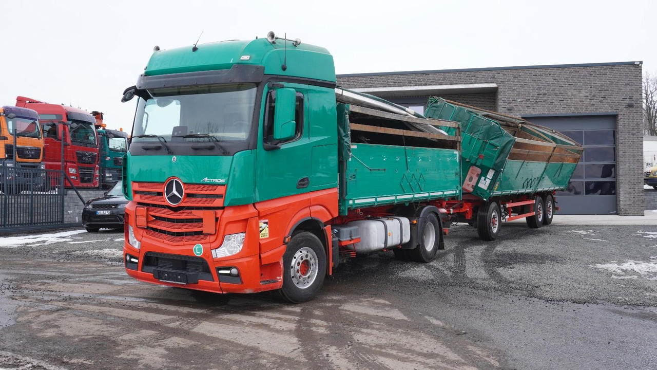 Mercedes-Benz Actros 1845 Zug Kipper Dreiseitenkipper Getreide - Tipper: picture 1 Mercedes-Benz Actros 1845 Zug Kipper Dreiseitenkipper Getreide - Tipper: picture 1