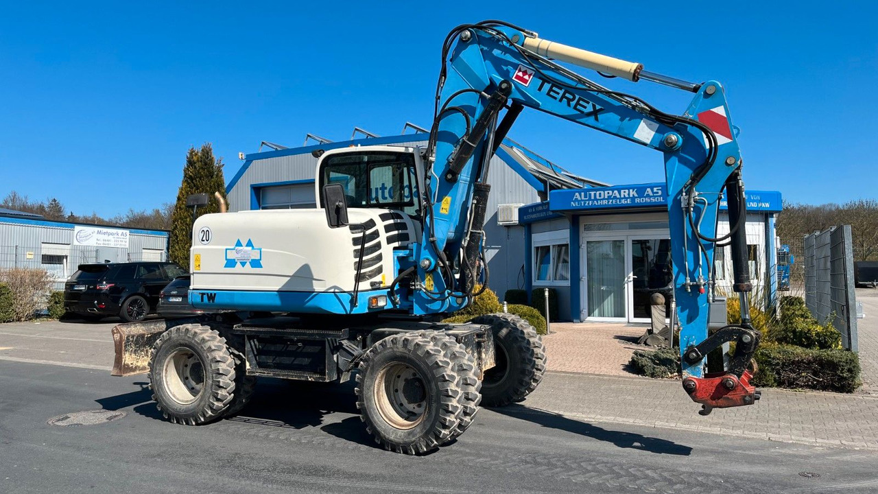 Terex TW110 Mobilbagger Verstellausleger 11000Kg - Wheel excavator: picture 1 Terex TW110 Mobilbagger Verstellausleger 11000Kg - Wheel excavator: picture 1
