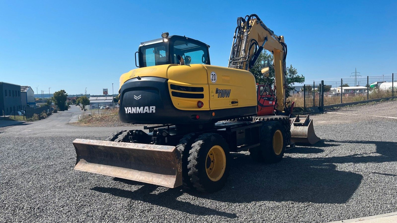 Yanmar B110W Mobilbagger Rotortilt Klima 4x Löffel - Wheel excavator: picture 4 Yanmar B110W Mobilbagger Rotortilt Klima 4x Löffel - Wheel excavator: picture 4