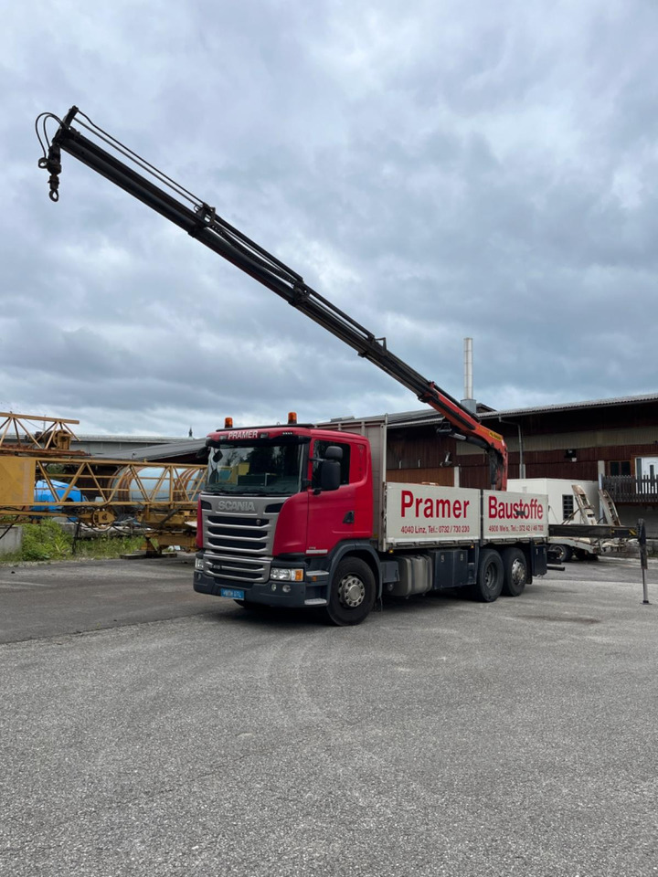 Scania G 410 LG 6x2 Kran Palfinger 20001 Scania G 410 LG 6x2 Kran Palfinger 20001 - Dropside/ Flatbed truck, Crane truck: picture 1 Scania G 410 LG 6x2 Kran Palfinger 20001 Scania G 410 LG 6x2 Kran Palfinger 20001 - Dropside/ Flatbed truck, Crane truck: picture 1