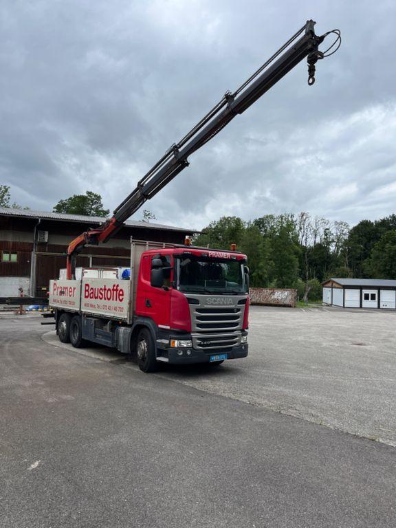 Scania G 410 LG 6x2 Kran Palfinger 20001 Scania G 410 LG 6x2 Kran Palfinger 20001 - Dropside/ Flatbed truck, Crane truck: picture 2 Scania G 410 LG 6x2 Kran Palfinger 20001 Scania G 410 LG 6x2 Kran Palfinger 20001 - Dropside/ Flatbed truck, Crane truck: picture 2