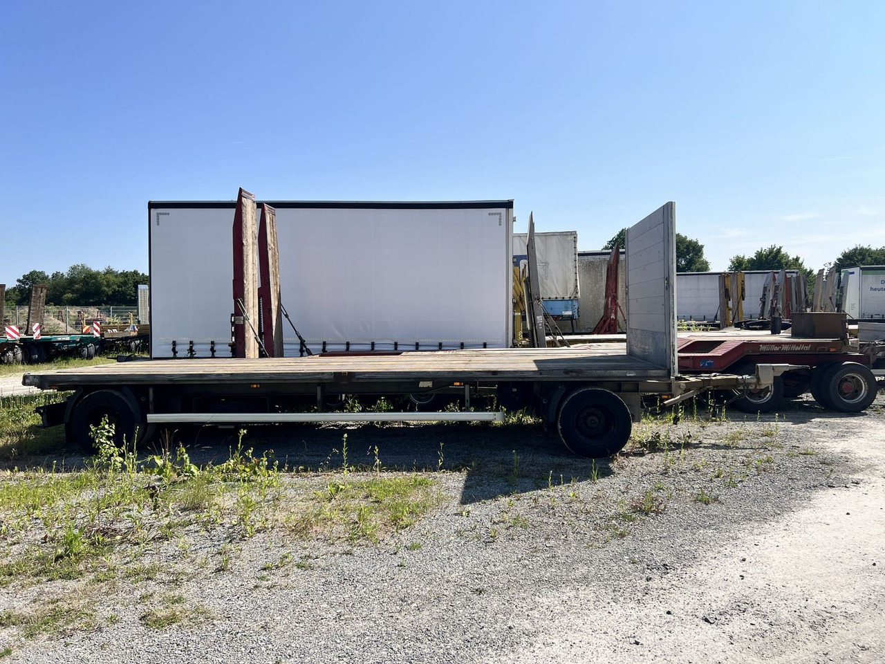Ackermann 2 Achs Jumbo Pritschenanhänger Mega - Low loader trailer: picture 2 Ackermann 2 Achs Jumbo Pritschenanhänger Mega - Low loader trailer: picture 2