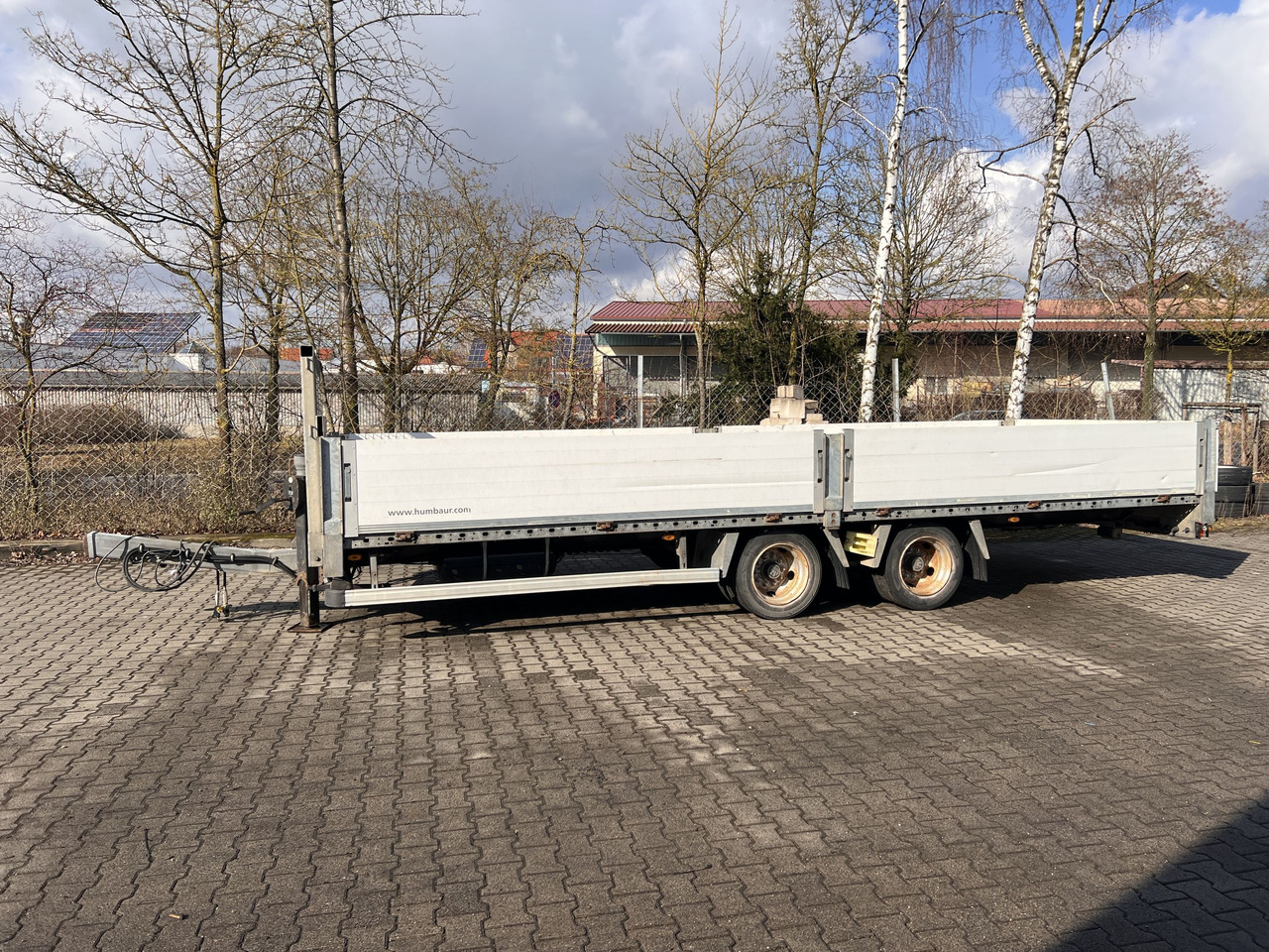 Humbaur HBTZ 137224 14,4 t Tandem- Pritschenanhänger- Tieflader - Low loader trailer: picture 1 Humbaur HBTZ 137224 14,4 t Tandem- Pritschenanhänger- Tieflader - Low loader trailer: picture 1