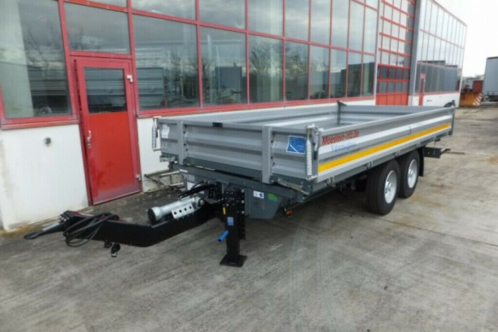 Tipper trailer Möslein  13 t Tandem 3- Seitenkipper Tieflader-- Neufahr: picture 9