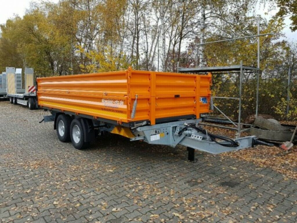 Möslein 13 t Tandem Kipper Tiefladermit Bordwand- Aufsa - Tipper trailer: picture 5 Möslein 13 t Tandem Kipper Tiefladermit Bordwand- Aufsa - Tipper trailer: picture 5