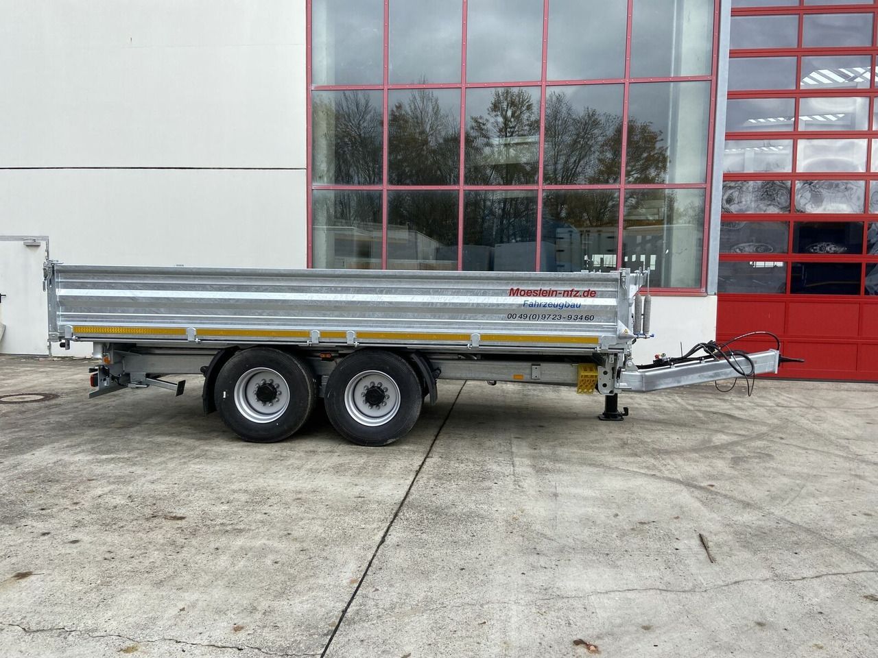 Tipper trailer Möslein  14 t Tandem- Kipper Tieflader 5,70 m lang, Brei: picture 8