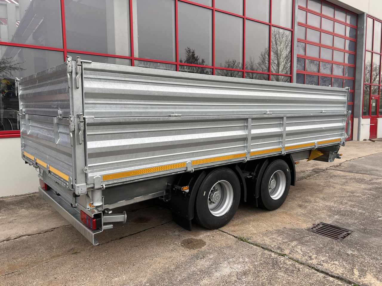 Tipper trailer Möslein  19 t Tandem 3 Seiten Kipper TiefladerAufsatzbor: picture 9