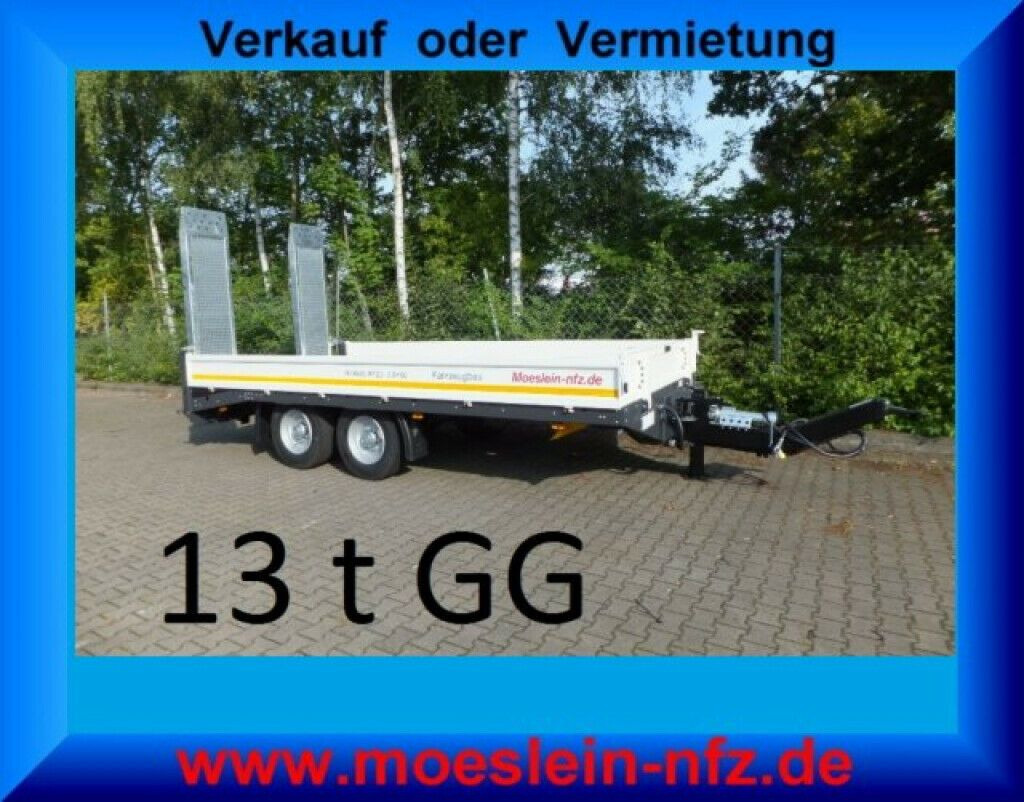 Möslein Neuer Tandemtieflader 13 t GG - Low loader trailer: picture 2 Möslein Neuer Tandemtieflader 13 t GG - Low loader trailer: picture 2