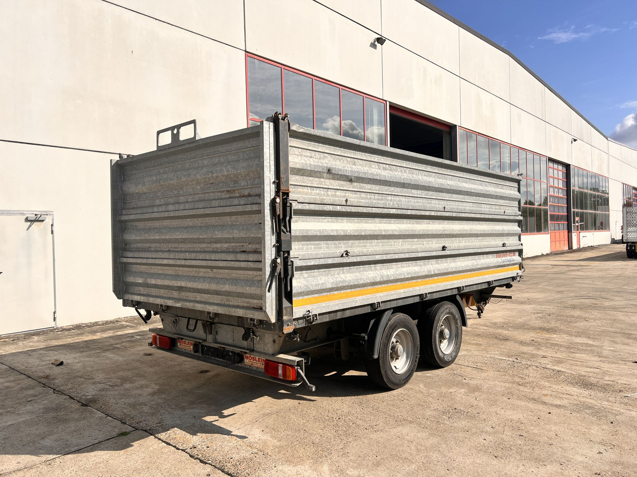 Möslein TDS 13 Schwebheim  13 t Tandemkipper- Tieflader, Aufsatzbordwände - Tipper trailer: picture 2 Möslein TDS 13 Schwebheim  13 t Tandemkipper- Tieflader, Aufsatzbordwände - Tipper trailer: picture 2