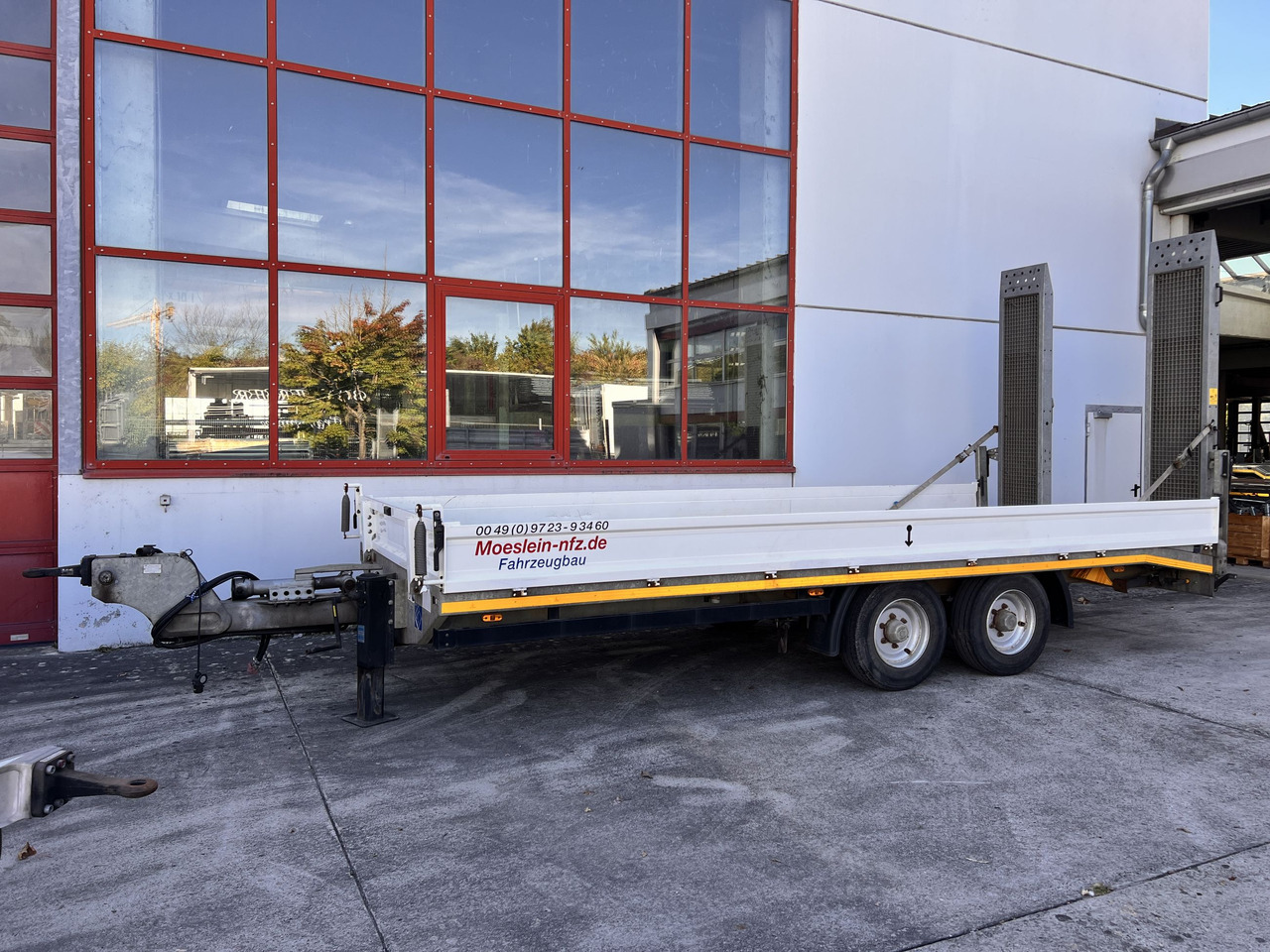 Möslein TTS 11 Schwebheim Tandemtieflader - Low loader trailer: picture 3 Möslein TTS 11 Schwebheim Tandemtieflader - Low loader trailer: picture 3