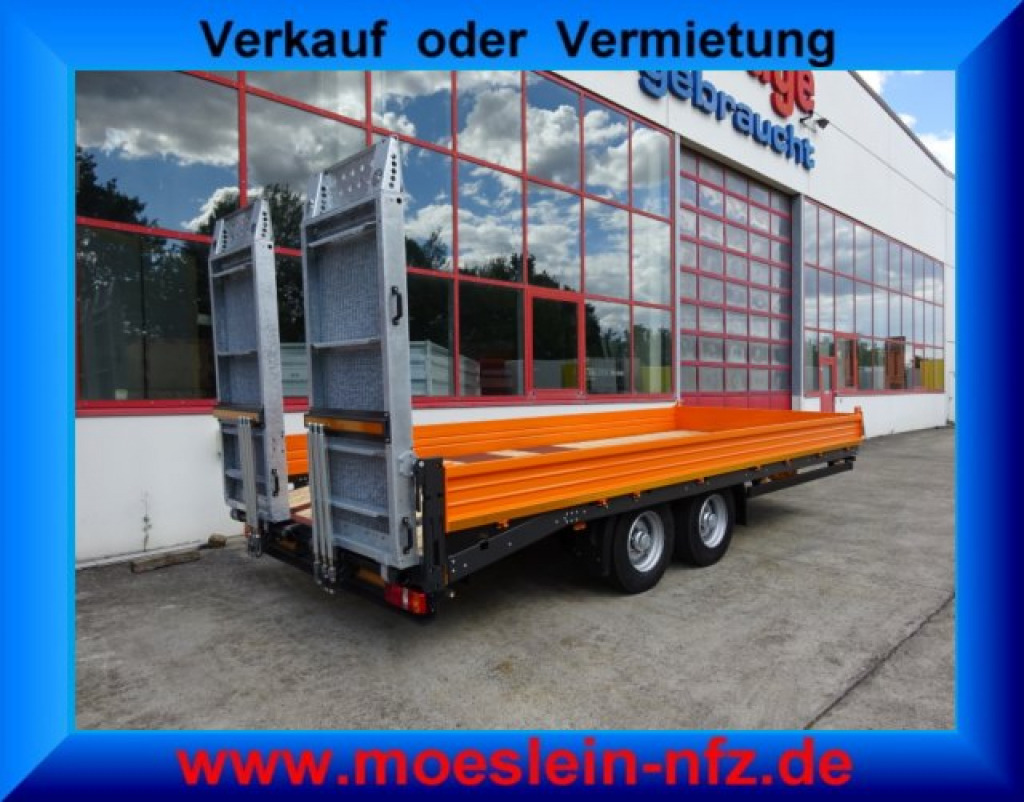 Möslein TTT 11-6,2 BR Orange Tandemtieflader mit breiten RampenNeufahrzeug - Low loader trailer: picture 1 Möslein TTT 11-6,2 BR Orange Tandemtieflader mit breiten RampenNeufahrzeug - Low loader trailer: picture 1