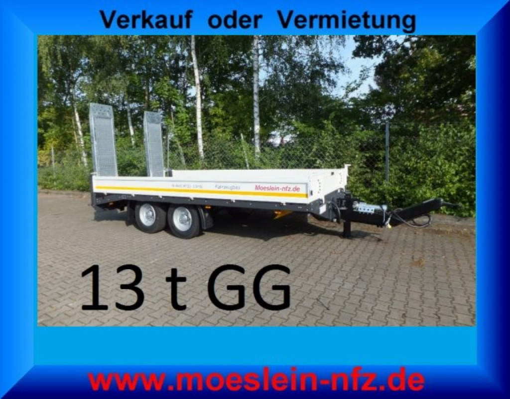 Möslein TTT 13- 6,28 Weiß Neuer Tandemtieflader 13 t GG - Low loader trailer: picture 1 Möslein TTT 13- 6,28 Weiß Neuer Tandemtieflader 13 t GG - Low loader trailer: picture 1