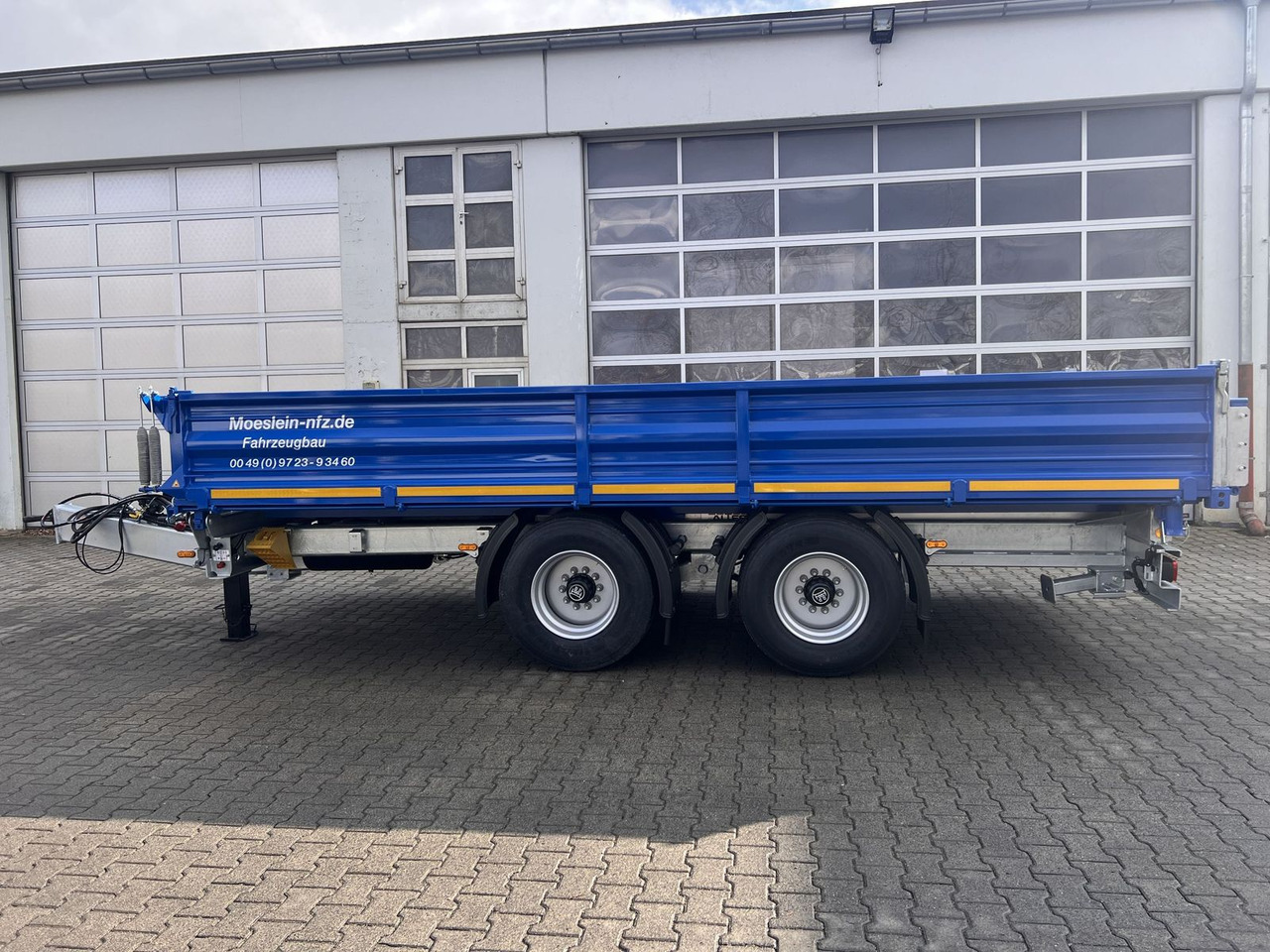 Möslein neuer 19 t Tandemkipper- Tieflader hydraulische - Tipper trailer: picture 3 Möslein neuer 19 t Tandemkipper- Tieflader hydraulische - Tipper trailer: picture 3