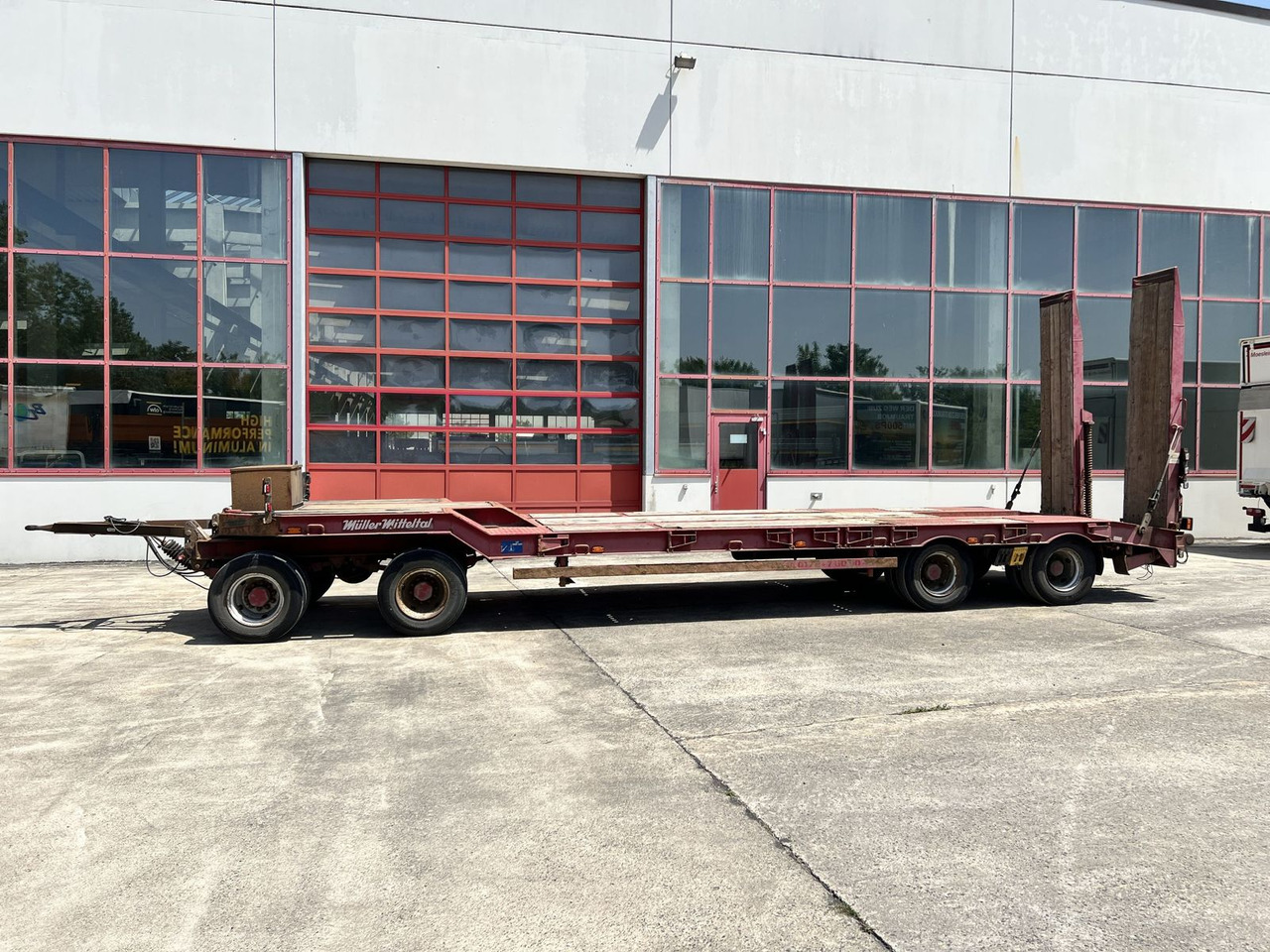 Müller-Mitteltal 4 Achs Tiefladeranhänger - Low loader trailer: picture 1 Müller-Mitteltal 4 Achs Tiefladeranhänger - Low loader trailer: picture 1