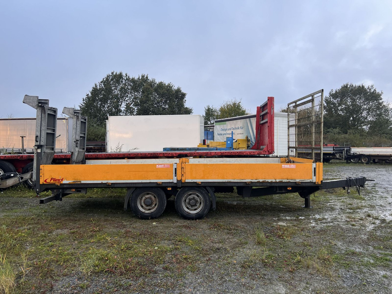 Tandemtieflader - Low loader trailer: picture 1 Tandemtieflader - Low loader trailer: picture 1