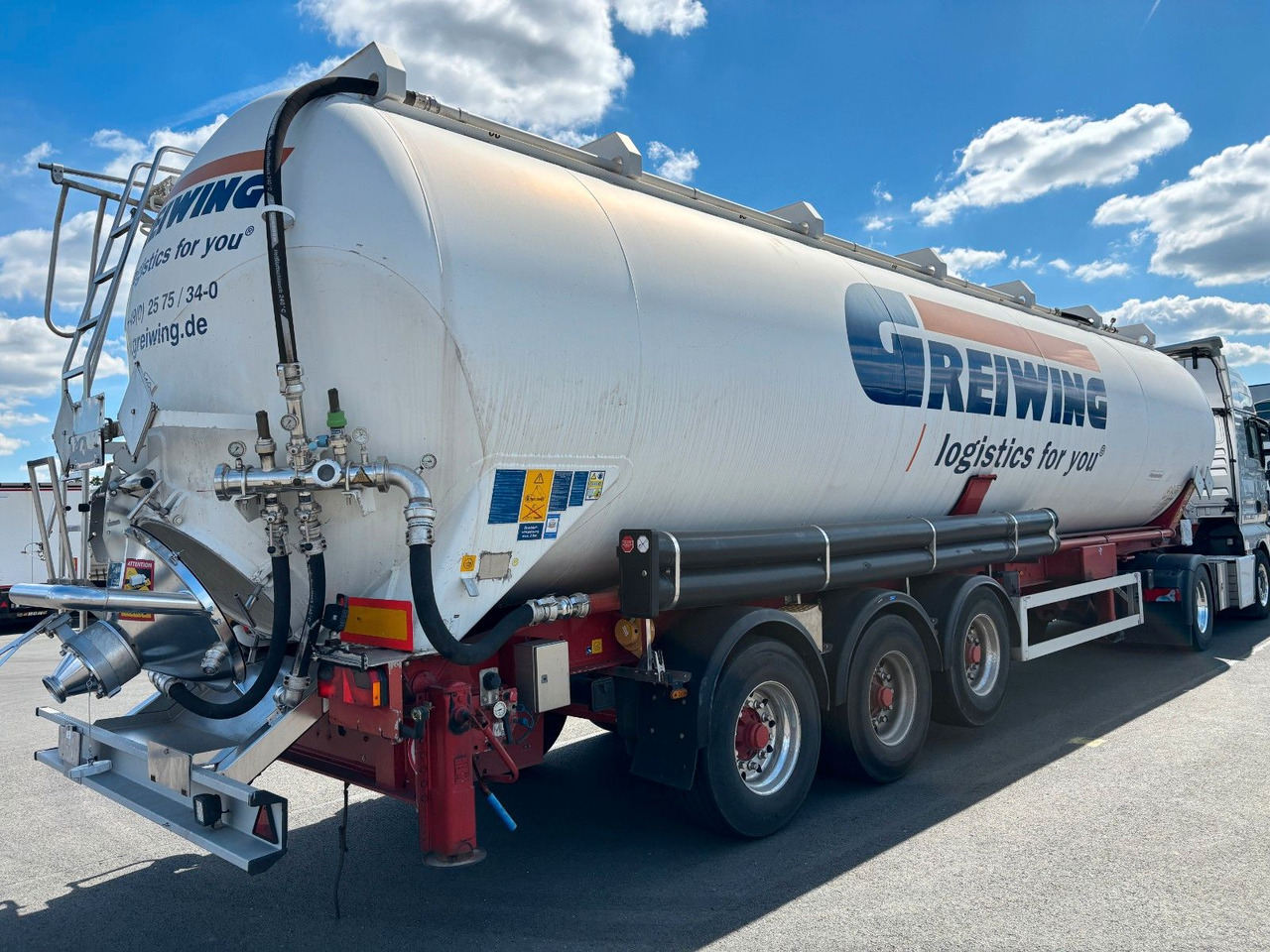 Feldbinder KIP 60.3 ADR E-Hydraulik - Silo semi-trailer: picture 2 Feldbinder KIP 60.3 ADR E-Hydraulik - Silo semi-trailer: picture 2
