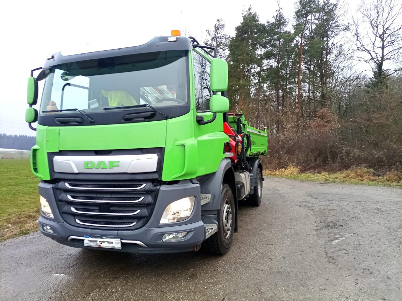 DAF FA CF 340 DC Krankipper - Tipper, Crane truck: picture 2 DAF FA CF 340 DC Krankipper - Tipper, Crane truck: picture 2