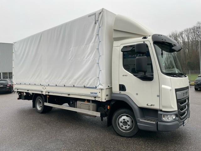 DAF FA LF 210 8t Pritsche/Plane+LBW DAF FA LF 210 8t Pritsche/Plane+LBW - Curtain side truck: picture 1 DAF FA LF 210 8t Pritsche/Plane+LBW DAF FA LF 210 8t Pritsche/Plane+LBW - Curtain side truck: picture 1