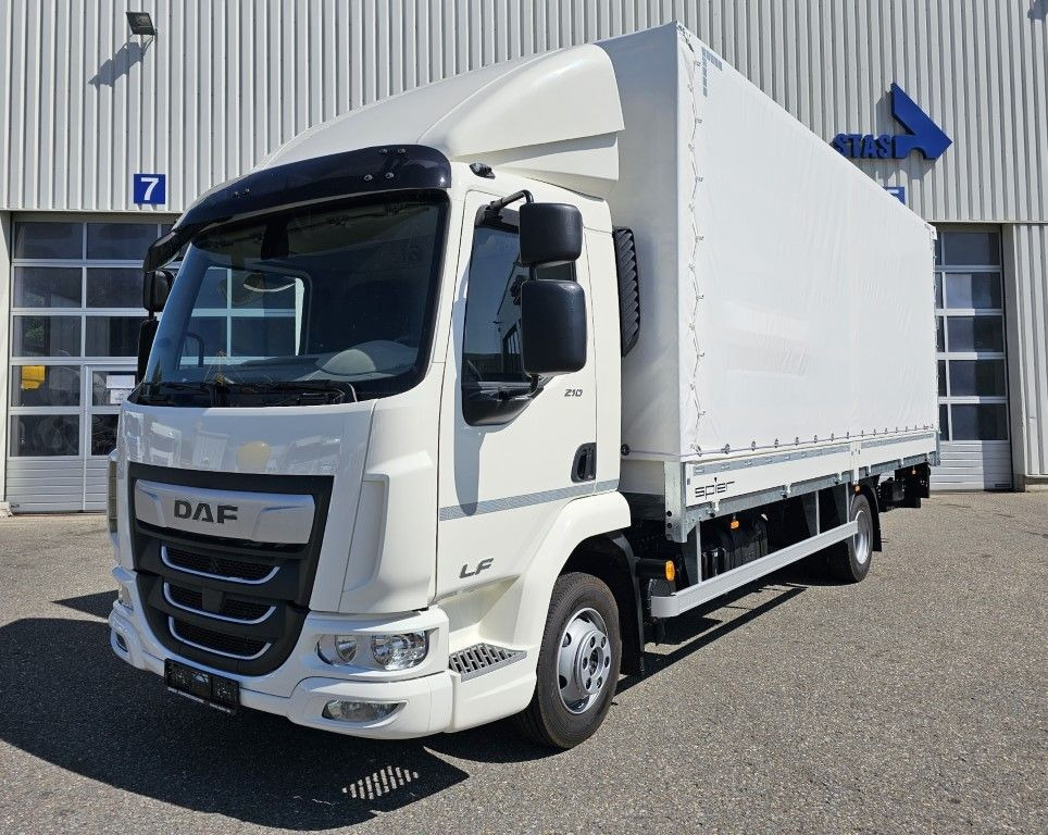 DAF LF 210 7,49t Spier Pritsche-Plane LBW Tageszulas DAF FA LF 210 08t Spier Pritsche mit LBW - Curtain side truck: picture 1 DAF LF 210 7,49t Spier Pritsche-Plane LBW Tageszulas DAF FA LF 210 08t Spier Pritsche mit LBW - Curtain side truck: picture 1
