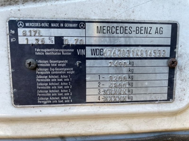Autotransporter truck Mercedes-Benz Ecoliner 817 tijhof oprijwagen 1993: picture 16