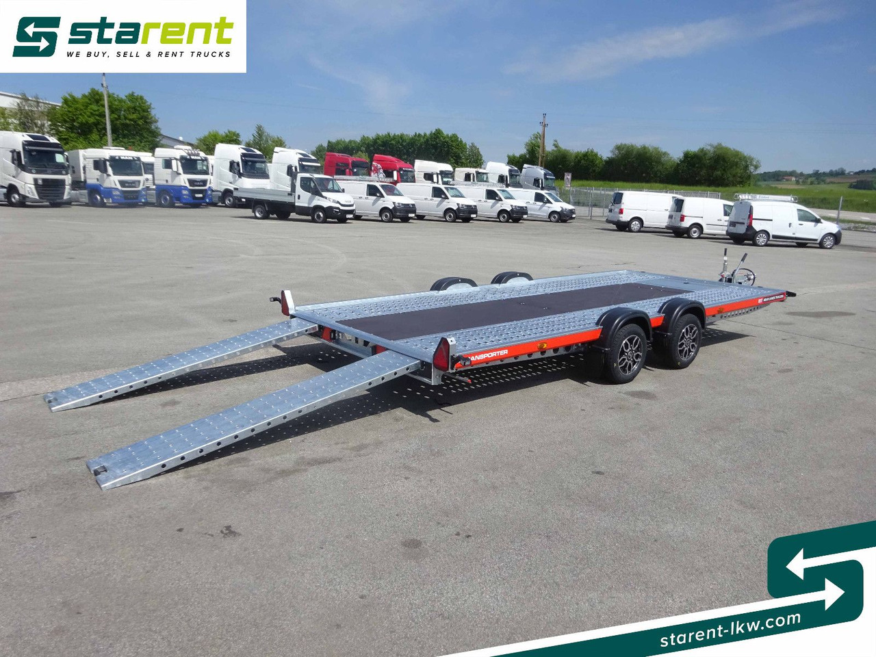 Autotransporter trailer Brian James Trailers A-Transporter, Rampen, Alufelgen: picture 10