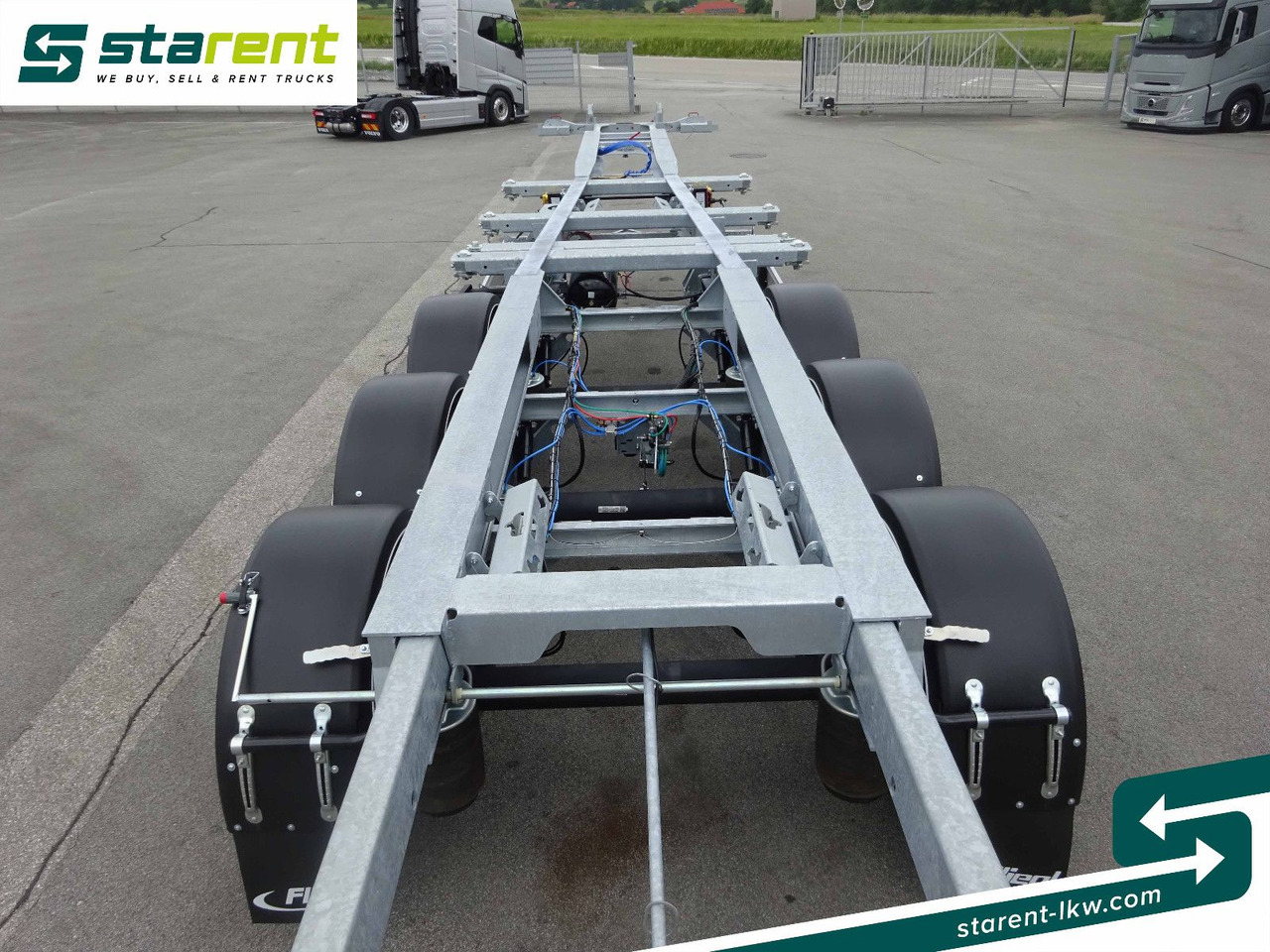 Container transporter/ Swap body semi-trailer Fliegl Containerchassis ADR, 1x20/2x20/1x30/1x40/1x45: picture 14