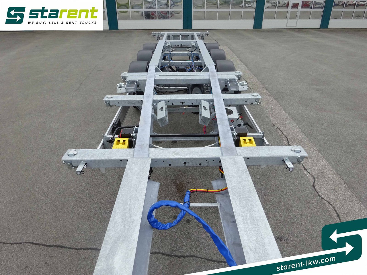 Container transporter/ Swap body semi-trailer Fliegl Containerchassis ADR, 1x20/2x20/1x30/1x40/1x45: picture 17
