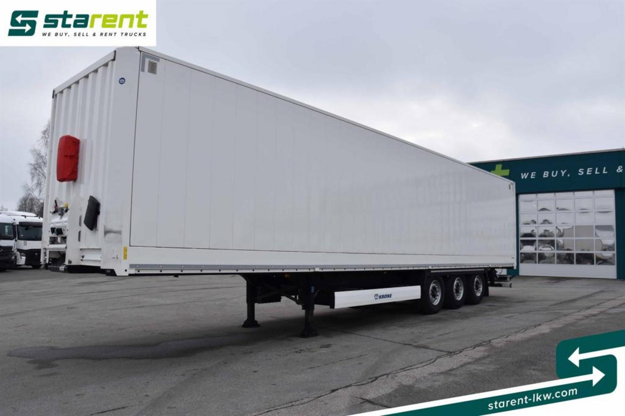 Krone Kleider- Trockenfrachtkoffer Wabco BPW 153.757km - Closed box semi-trailer: picture 1 Krone Kleider- Trockenfrachtkoffer Wabco BPW 153.757km - Closed box semi-trailer: picture 1