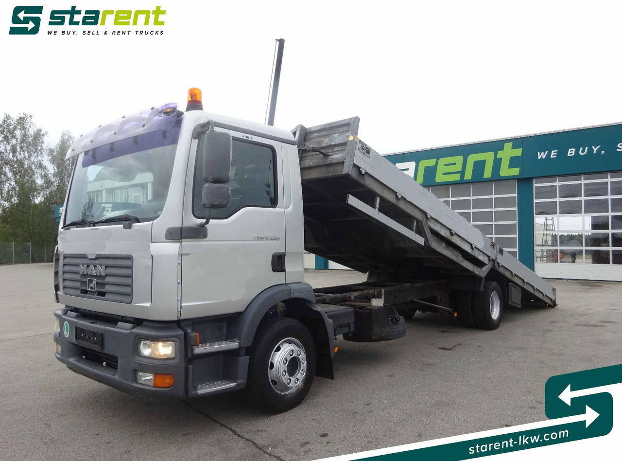 MAN TGM 12.280, Fahrzeugtransporter, kippbar - Autotransporter truck: picture 1 MAN TGM 12.280, Fahrzeugtransporter, kippbar - Autotransporter truck: picture 1