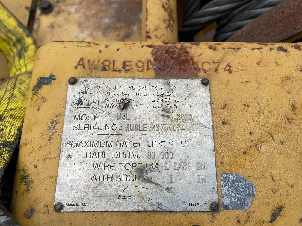 Allied systems w8l winch for cat d8 - Winch for Bulldozer: picture 5 Allied systems w8l winch for cat d8 - Winch for Bulldozer: picture 5