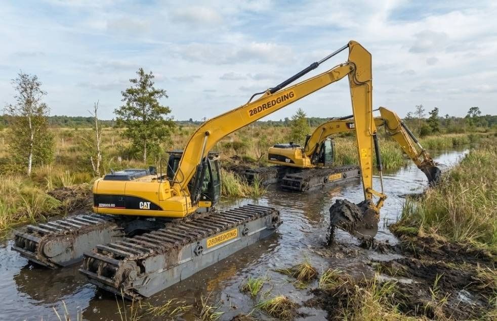CAT 320 AMPIBIOUS EXCAVATOR RENTAL - Amphibious excavator: picture 1 CAT 320 AMPIBIOUS EXCAVATOR RENTAL - Amphibious excavator: picture 1