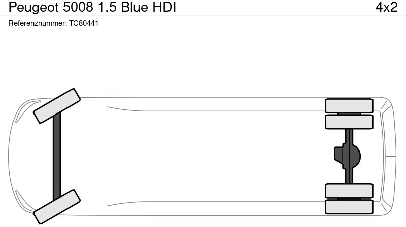 Commercial vehicle Peugeot 5008 1.5 Blue HDI: picture 18