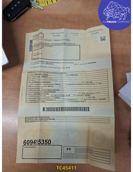 Mercedes-Benz Sprinter 313 CDI BOX + LIFT - Closed box van: picture 3 Mercedes-Benz Sprinter 313 CDI BOX + LIFT - Closed box van: picture 3