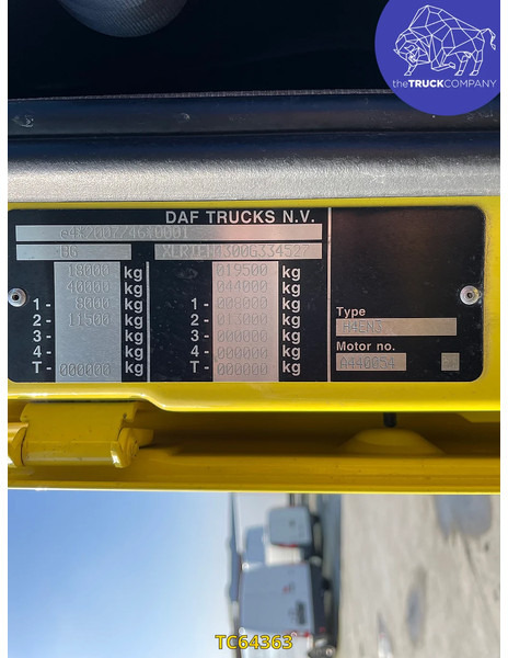 Tractor unit DAF XF Euro6 430: picture 14 Tractor unit DAF XF Euro6 430: picture 14