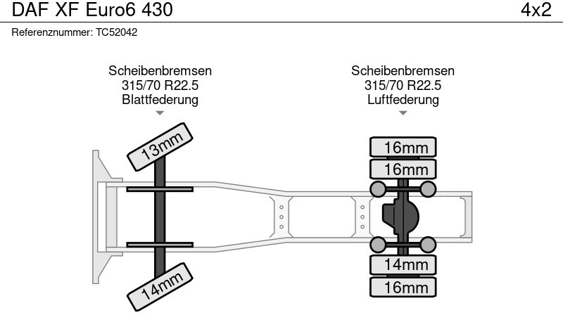 Tractor unit DAF XF Euro6 430: picture 16