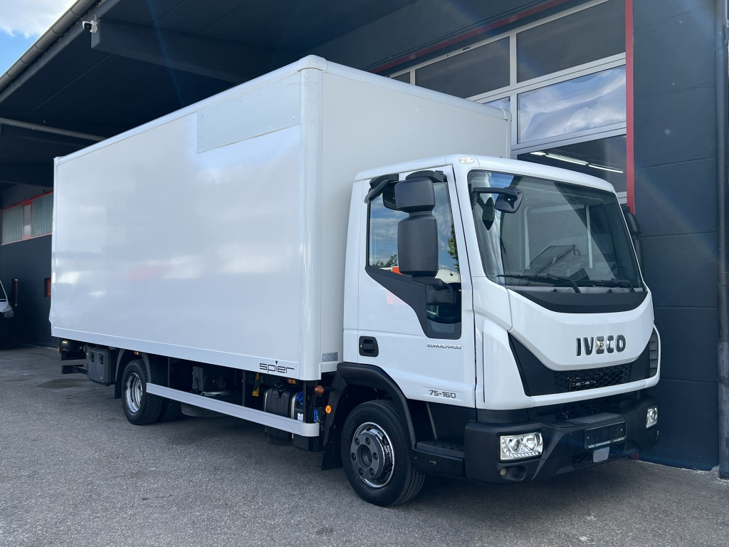 Iveco EuroCargo ML75E16 Klima 6,05m Koffer+LBW 102.tkm - Closed box van: picture 1 Iveco EuroCargo ML75E16 Klima 6,05m Koffer+LBW 102.tkm - Closed box van: picture 1