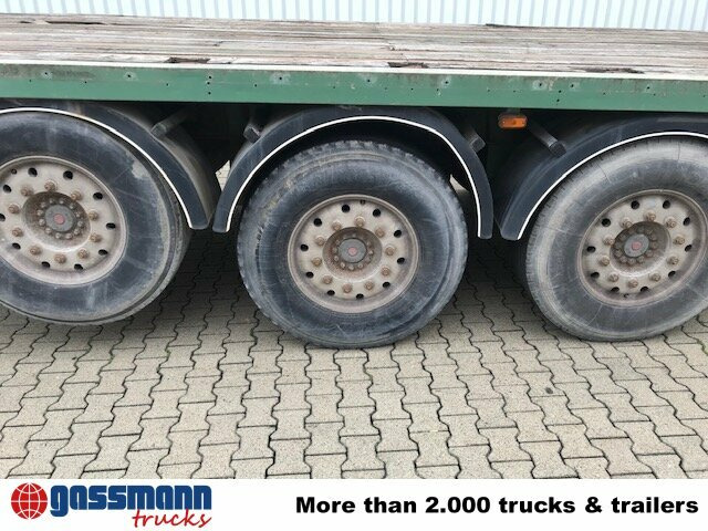 Dropside/ Flatbed semi-trailer General Trailer SYY3FP Plattformauflieger, Liftachse: picture 10