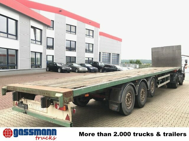 Dropside/ Flatbed semi-trailer General Trailer SYY3FP Plattformauflieger, Liftachse: picture 7