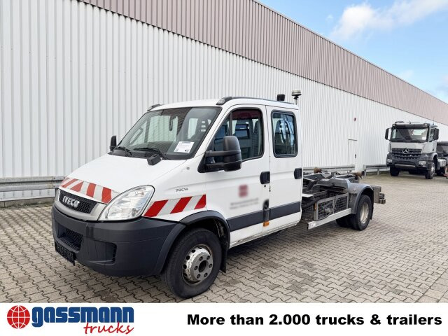 Hook lift truck Iveco Daily 70C14D 4x2 Doka, EEV, City-Abroller: picture 8