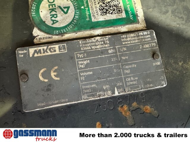 KM 604-325 - Clamshell bucket: picture 5 KM 604-325 - Clamshell bucket: picture 5