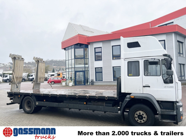 Dropside/ Flatbed truck MAN LE 14.280 4x2 L, Maschinentransporter, 2x AHK: picture 9 Dropside/ Flatbed truck MAN LE 14.280 4x2 L, Maschinentransporter, 2x AHK: picture 9