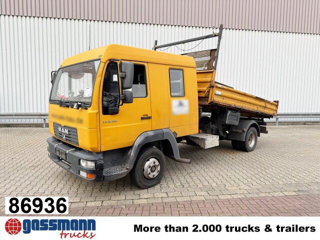 MAN LE 8.180 4X2 BB Doka, 2x AHK - Tipper: picture 1 MAN LE 8.180 4X2 BB Doka, 2x AHK - Tipper: picture 1