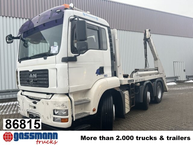 MAN TGA 26.360 6X2/4 BL, Vorlauf Lenk-Liftachse - Skip loader truck: picture 1 MAN TGA 26.360 6X2/4 BL, Vorlauf Lenk-Liftachse - Skip loader truck: picture 1