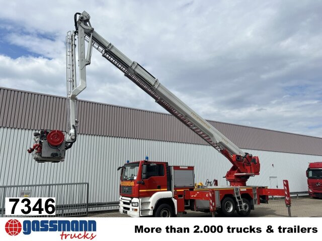 MAN TGA 26.360 6x2-2 LL, Magirus ALP 375 - Fire truck: picture 1 MAN TGA 26.360 6x2-2 LL, Magirus ALP 375 - Fire truck: picture 1