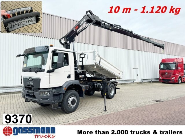 MAN TGM 18.320 4X4 BB CH mit Kran Hiab X-HiDuo - Tipper, Crane truck: picture 1 MAN TGM 18.320 4X4 BB CH mit Kran Hiab X-HiDuo - Tipper, Crane truck: picture 1